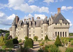 chateau of langeais in the loire valley