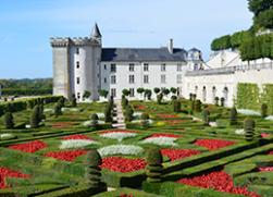 villandry chateau and gardens in the loire valley